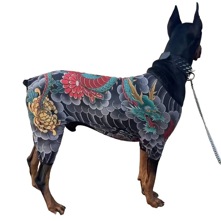 入れ墨アパレル おもちゃのボール付き 超大型犬 ドッグウエア 犬服