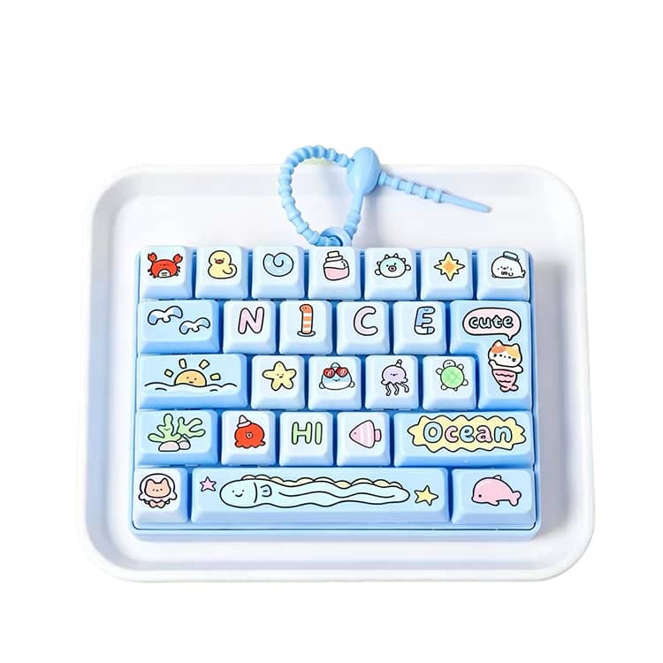 キーキャップ 26キー クリック 全14種 指先遊び キーボード