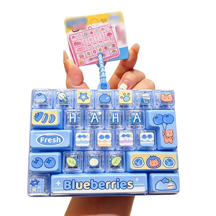 キーキャップ 26キー クリック 全14種 指先遊び キーボード