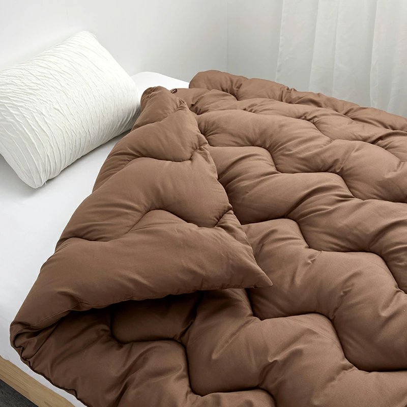 爆買!最大19％還元／ 掛け布団 シングル 冬用 羽毛布団のように 暖かい