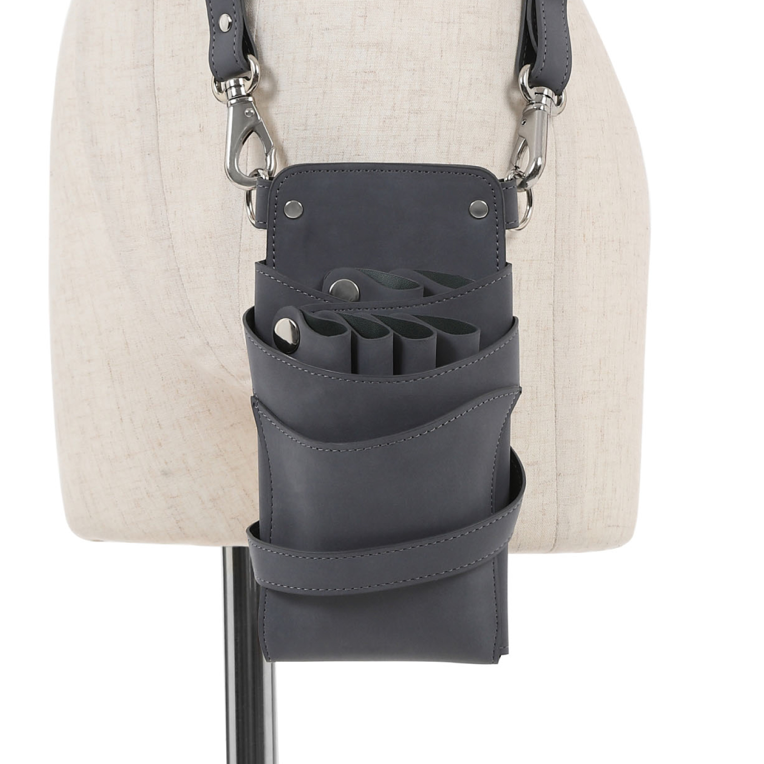 DEEDS シザーケース 美容師 シエーナ no.375 ブルーグレー 4〜6丁入 国内シザーケース専用メーカー 理容師 青 |  | 02