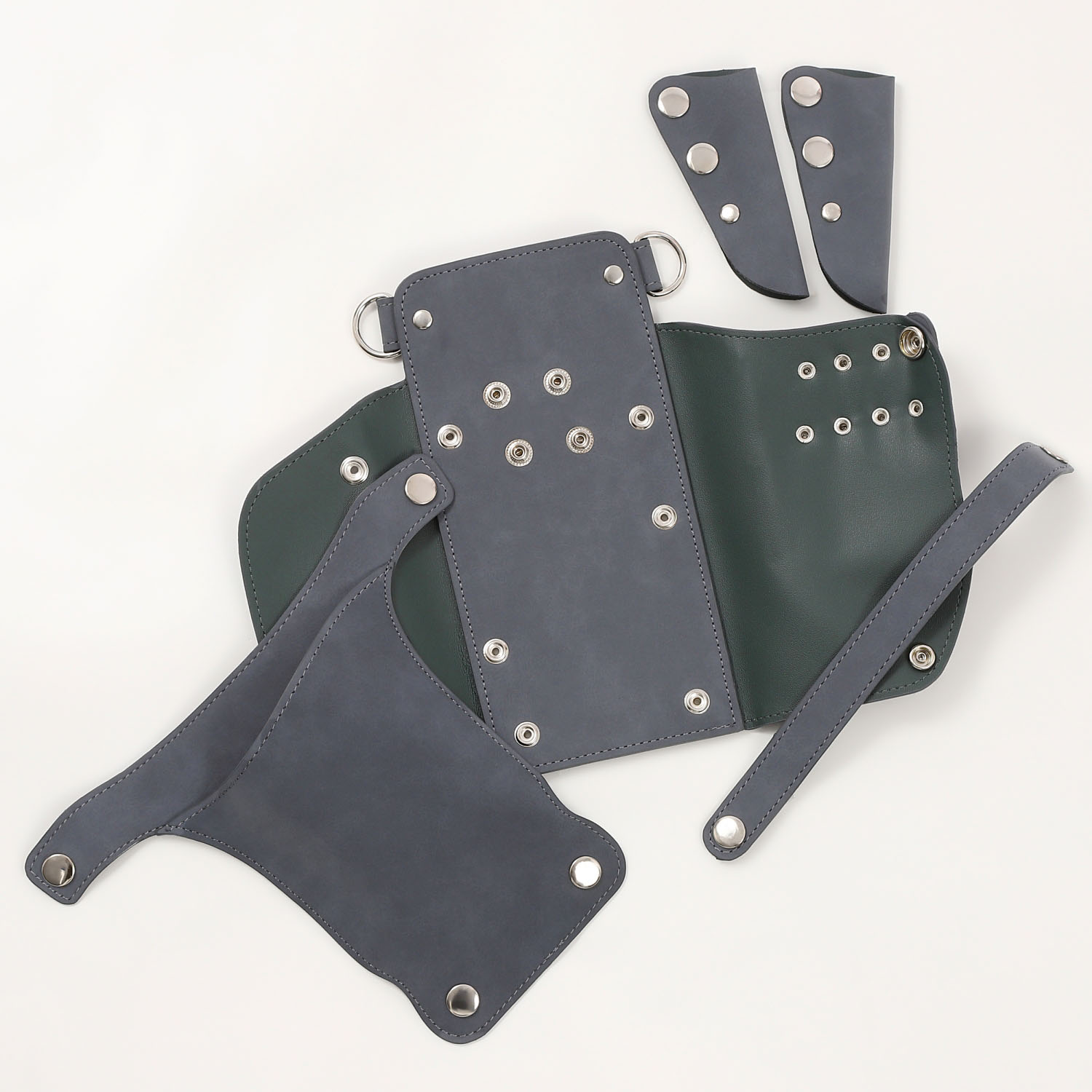 DEEDS シザーケース 美容師 シエーナ no.375 ブルーグレー 4〜6丁入 国内シザーケース専用メーカー 理容師 青 |  | 05