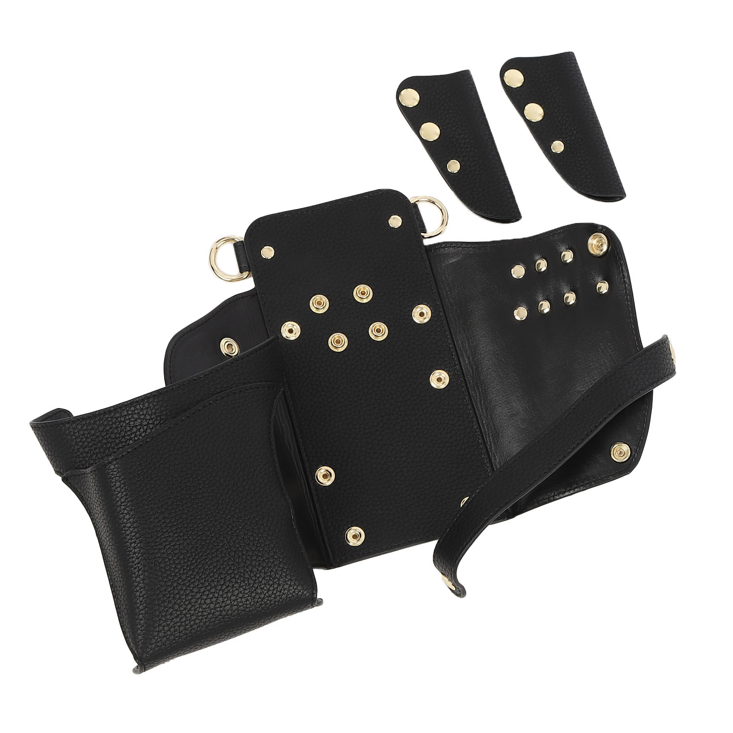 DEEDS シザーケース LuxuryStyle シエーナ チェーン付き ブラック