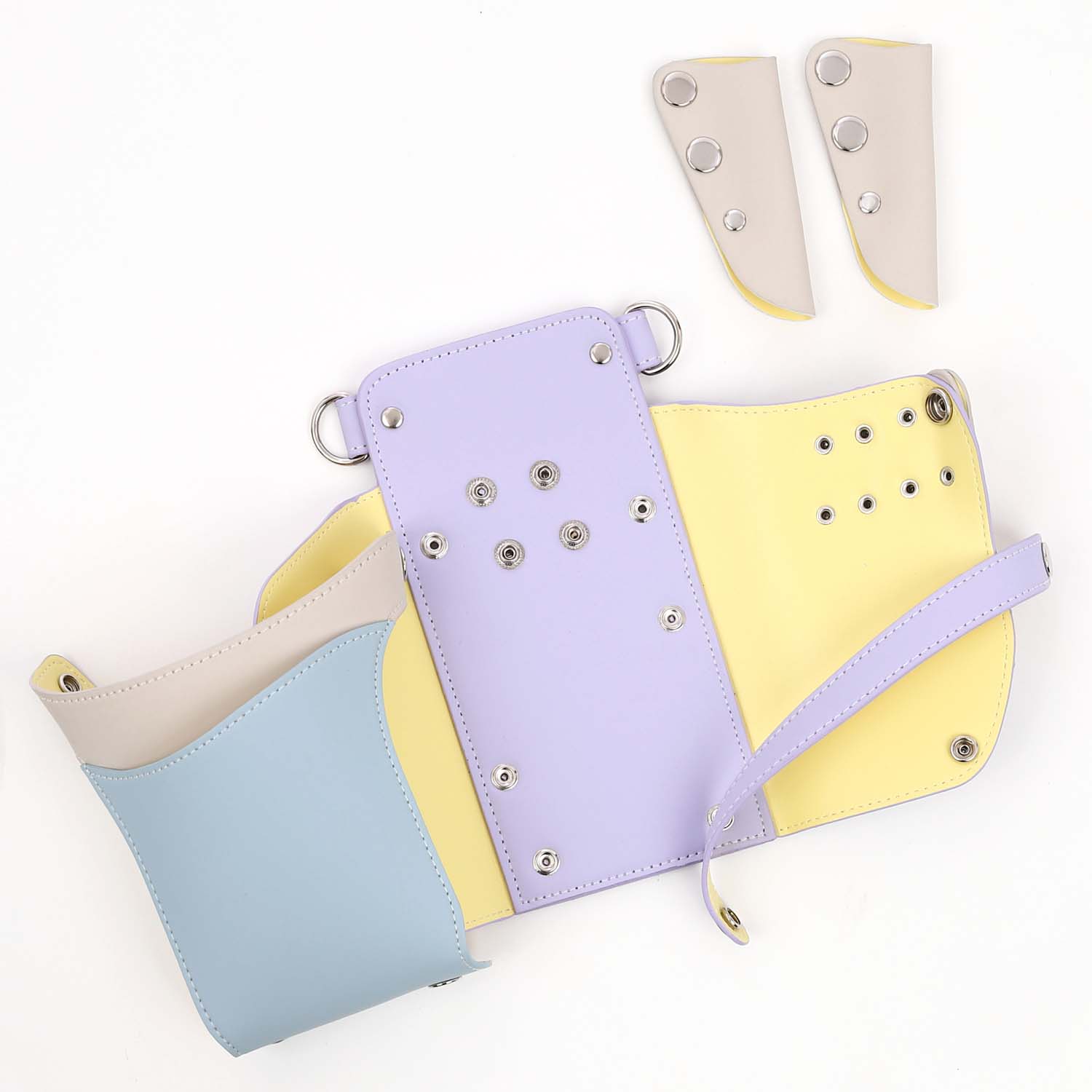 DEEDS シザーケース 美容師 シエーナ no.413 ライトパープルMIX 4〜6丁入 国内シザーケース専門メーカー 理容師 紫 青 ブルー |  | 04