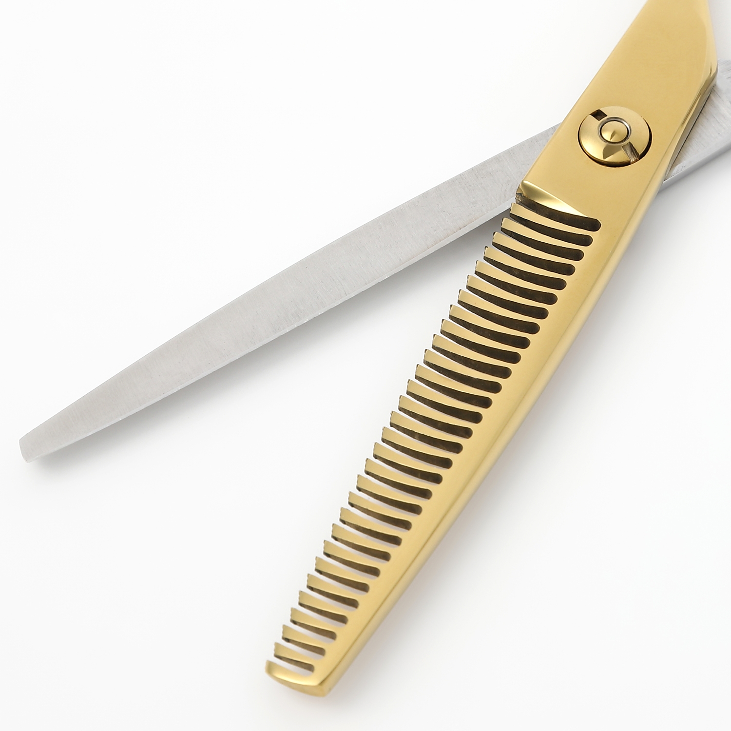 DEEDS プロ用 美容師 GTZ ソード ゴールドチタン × シルバー シザー 剣