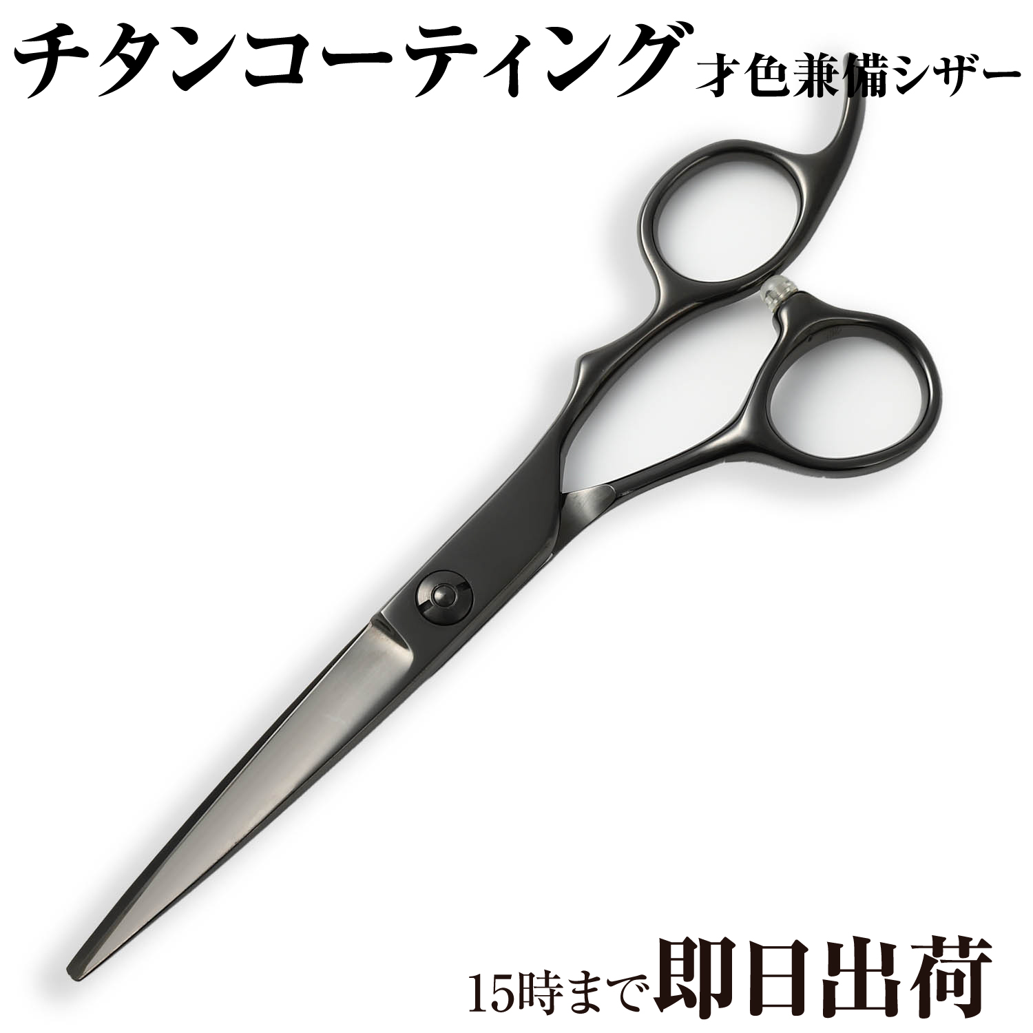 散髪 はさみ すきばさみ GTZ ブラックチタン シザー 6.0インチ 日本の鋏専門メーカー 鍛造仕上 美容師専用