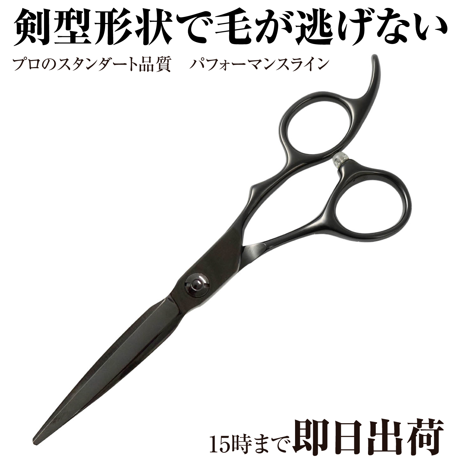 DEEDS プロ用 美容師 GTZ ソードシザー ブラックチタン 6.0インチ 日本