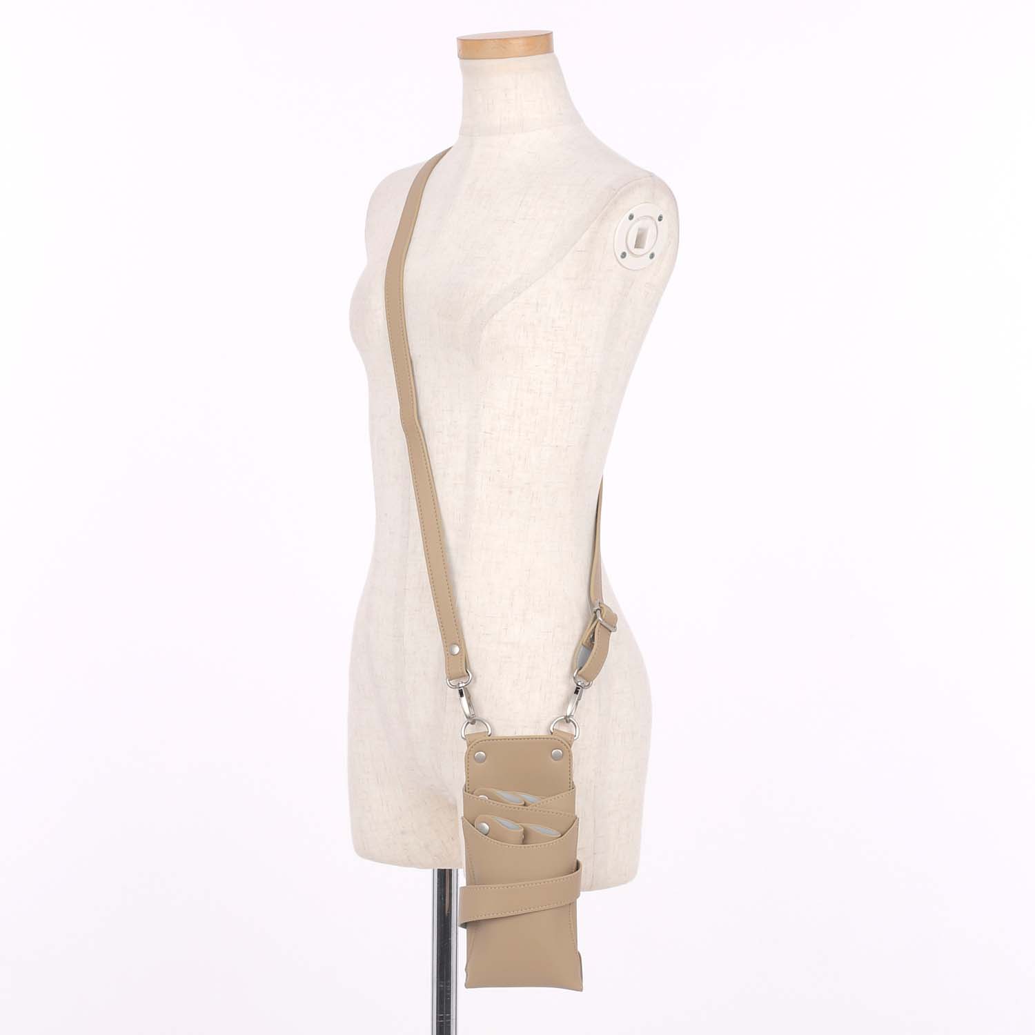 dp シザーケース 美容師 オルビア no.009 ブラウン 0〜5丁入 国内シザーケース専門メーカー 理容師 ベージュ 茶色 |  | 03