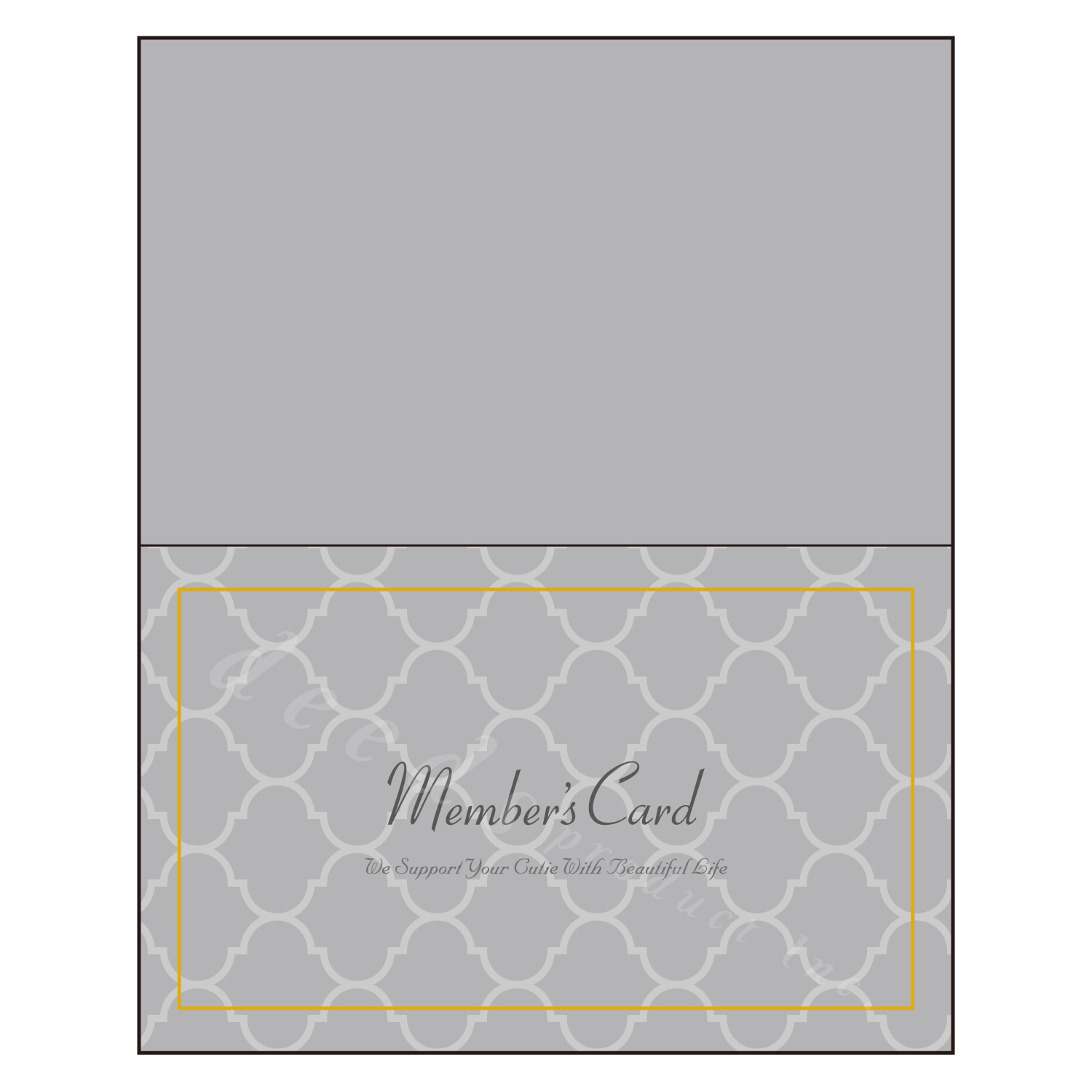 DEEDS 紙製ポイントカード 二つ折りカード 50マス PCA-019 100枚