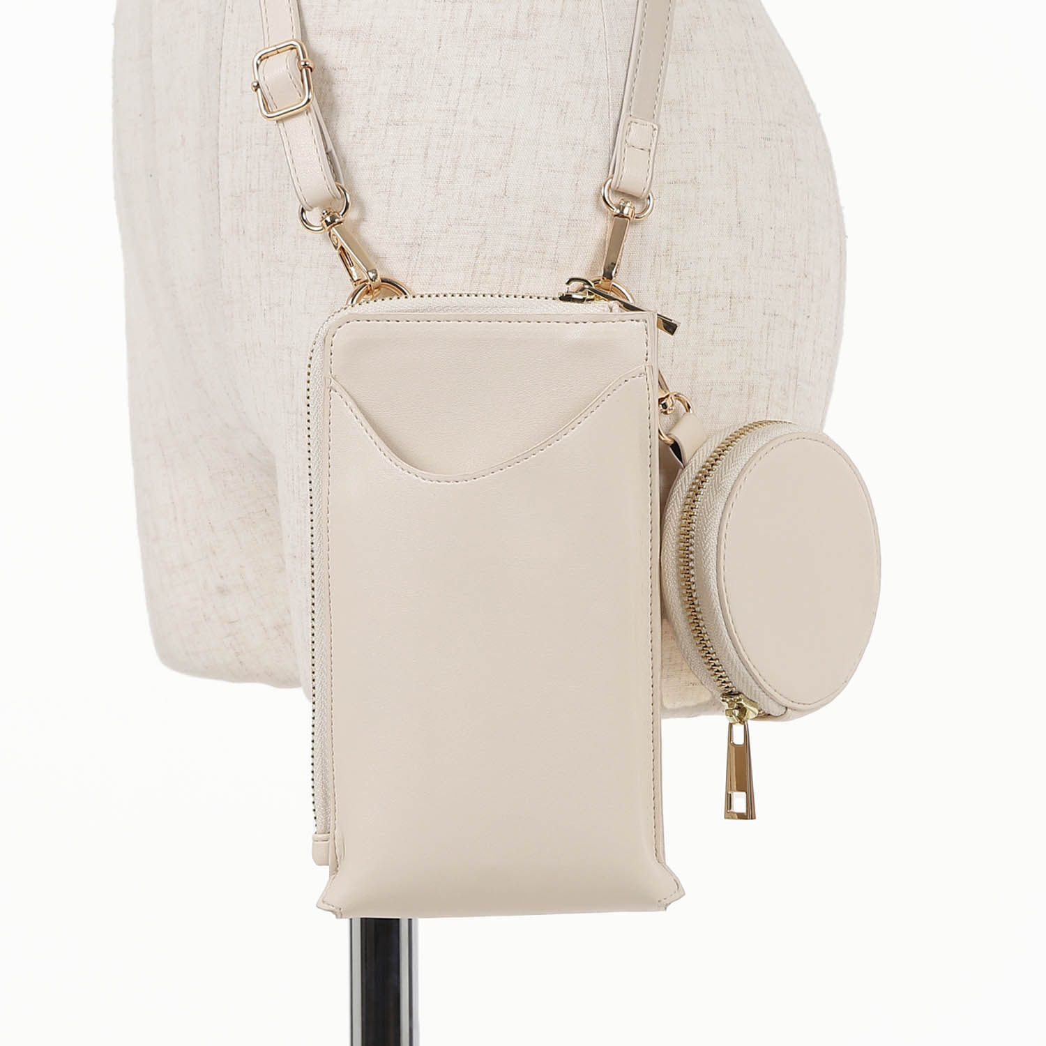 U-REALM】オリジナル コラボ 2WAYマルチ シザーケース アイボリー 国内