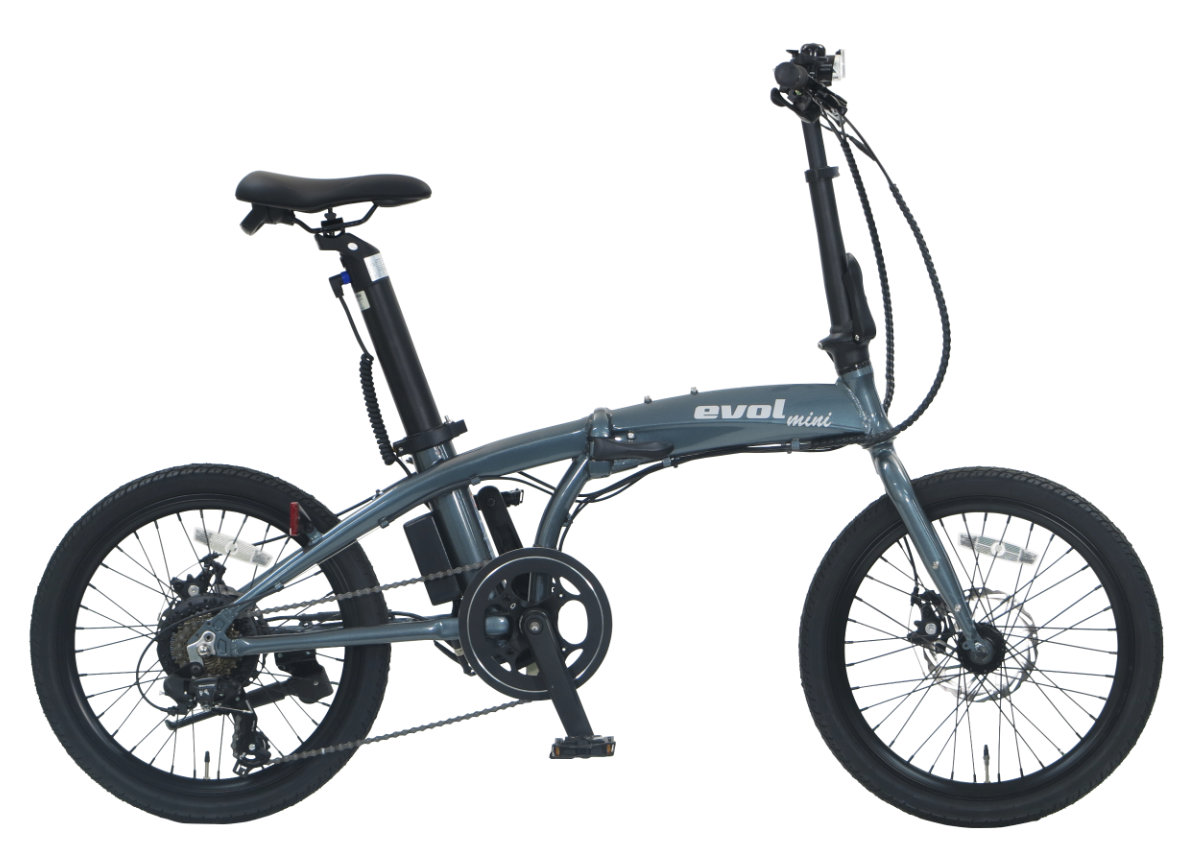 送料無料※一部地域 エボル ミニ EVOL mini EMI07B 7段変速 20インチ 電動自転車 電動アシスト自転車 折りたたみ 通勤 アサヒサイクル パールガンメタ 111 |  | 08