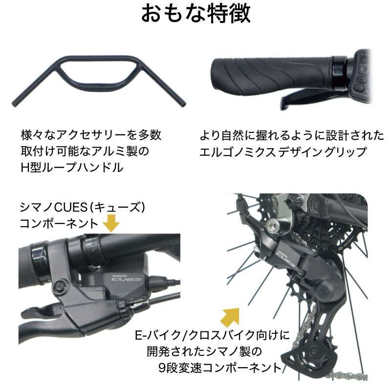 eバイク 電動マウンテンバイク EVOL ETY79A エヴォル ヌー GNU 650×42B