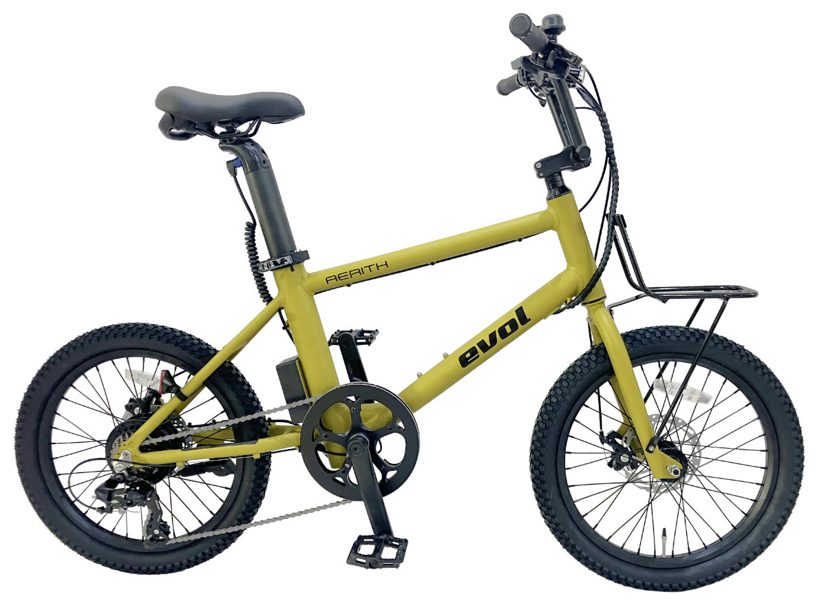 送料無料※一部地域 エヴォル エアリス EVOL AERITH EAE07B 外装7段変速 20インチ 電動自転車 電動アシスト自転車 2025 街乗り ASAHI マスタードイエロー 853 |  | 09