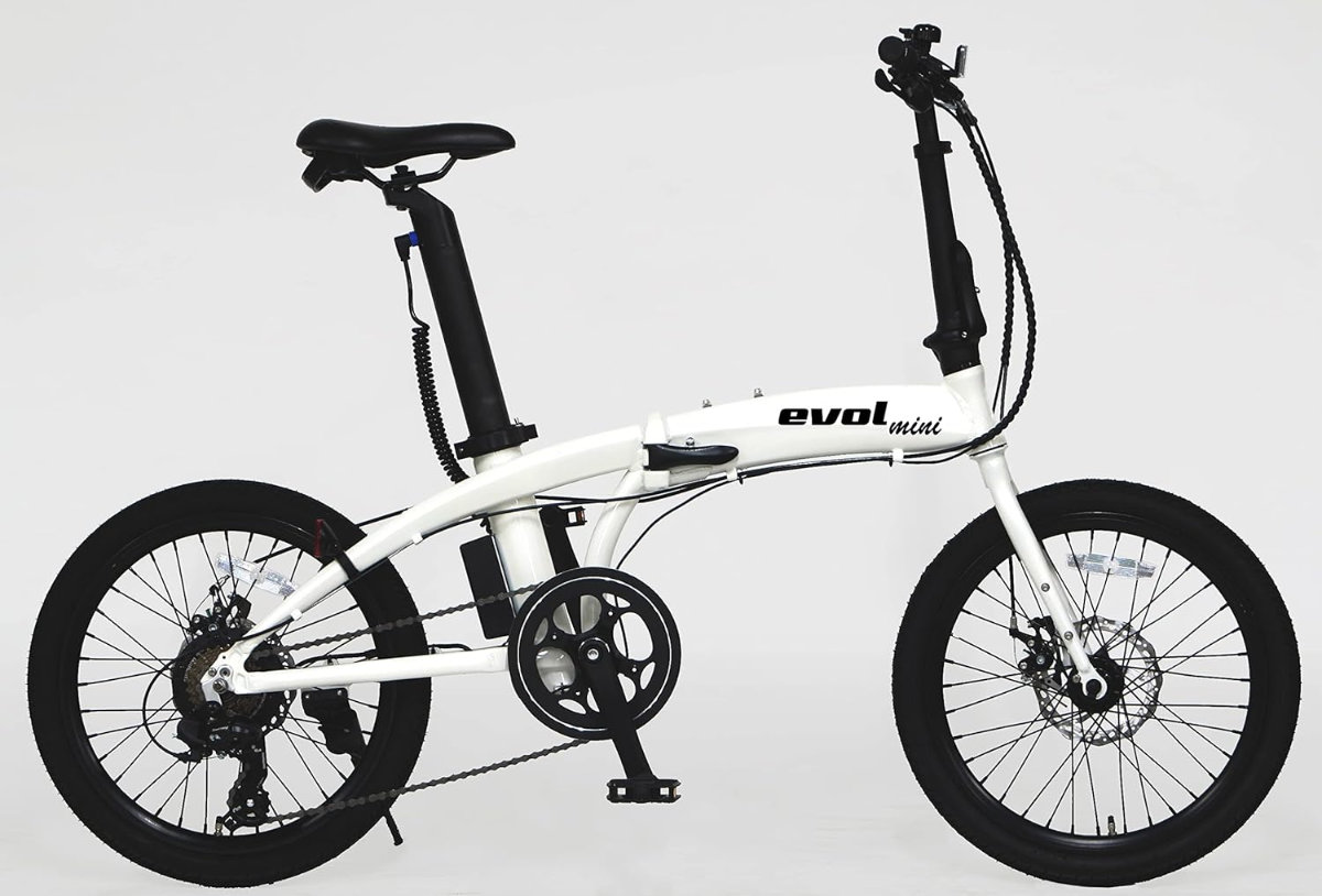 送料無料※一部地域 エボル ミニ EVOL mini F207 EAF207 7段変速 20インチ 電動自転車 電動アシスト自転車 折りたたみ 6.5Ah アサヒサイクル パールホワイト |  | 07