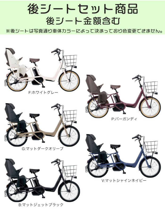 Ｇ５Ｂ電動自転車Ｗ５１Ｐパナソニックギュット２０インチ ギュット・アニーズ・DX・押し歩き パナソニック(Panasonic) 子供乗せ