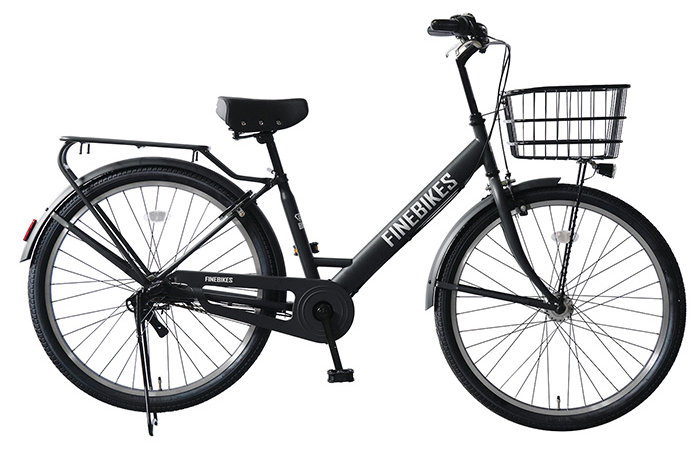 ナリタブライアン 引退記念蹄鉄　フレーム付き 内装3段変速 26インチ ベース ファインバイクス BASE 街乗り シティ車