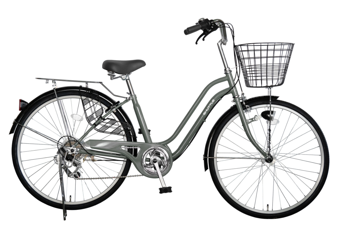 26インチ おしゃれな シティ車 外装6段変速 シャトル FBSH-266OL