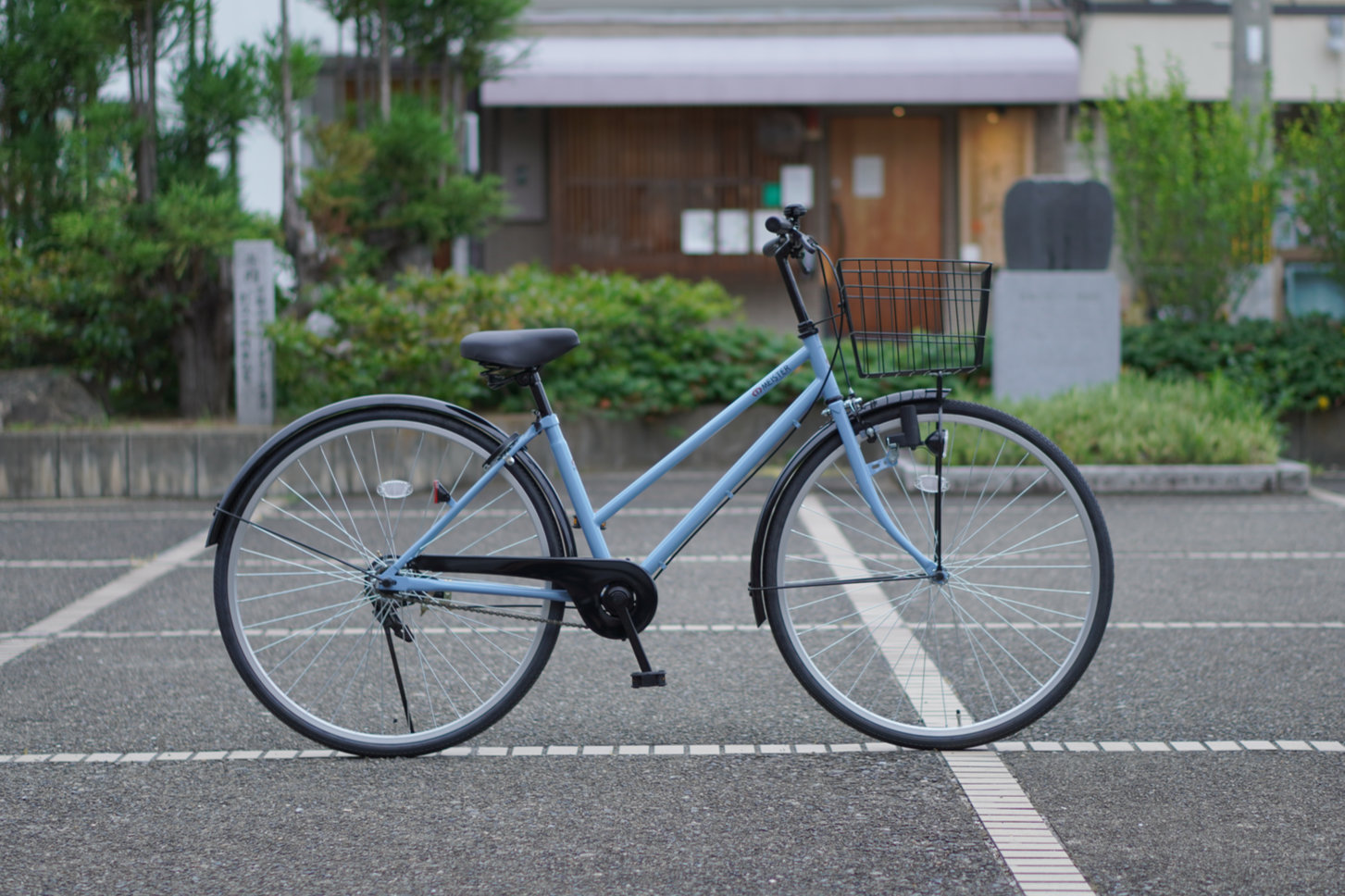 シティ車 27インチ 自転車 通勤 通学 シングルギア 無変速 防犯登録