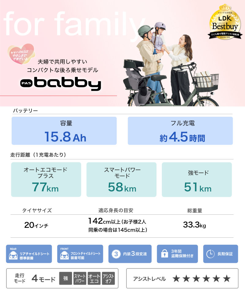 ヤマハ発動機 送料無料※一部地域 パス バビー PA20BB 2026年ヤマハ 20