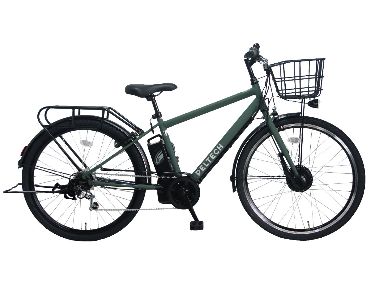 電動アシストクロス　ペルテック　電動自転車　PELTECH ⭕️送料無料 PELTECH（電動アシスト自転車タイプ：クロスバイク）おすすめ人気商品