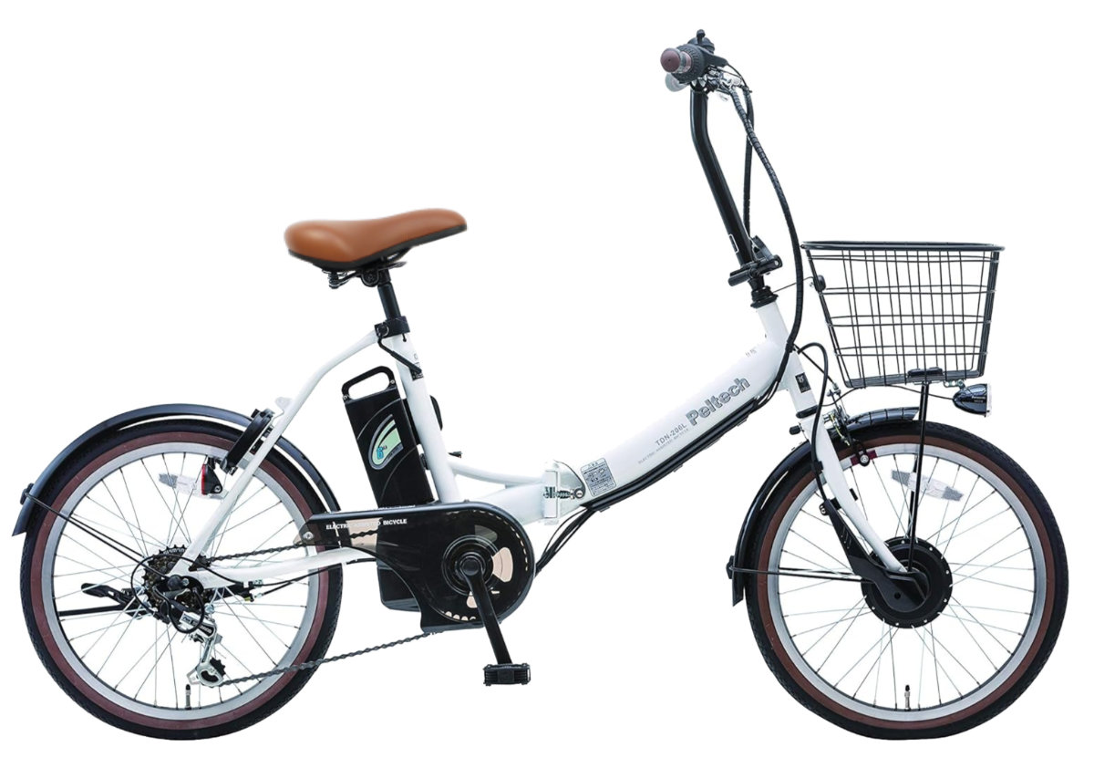 電動アシスト自転車 TDN-206L 乗車回数数回の超美品 20インチ 折り畳み電動アシスト自転車 外装6段変速 【簡易組立