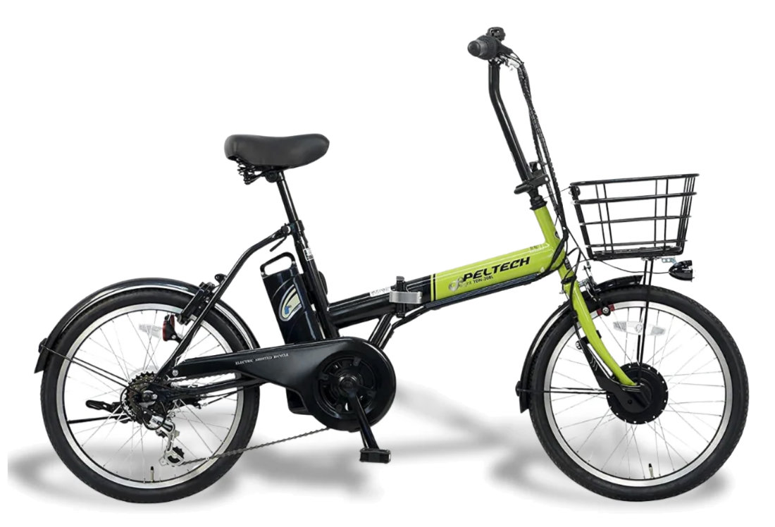 『配送可』ＰＥＬＴＥＣＨペルテック ＴＤＮ－２０８Ｌ折りたたみ電動アシスト自転車 PELTECH（ペルテック） メーカー直送 送料無料 ※一部地域 電動アシスト