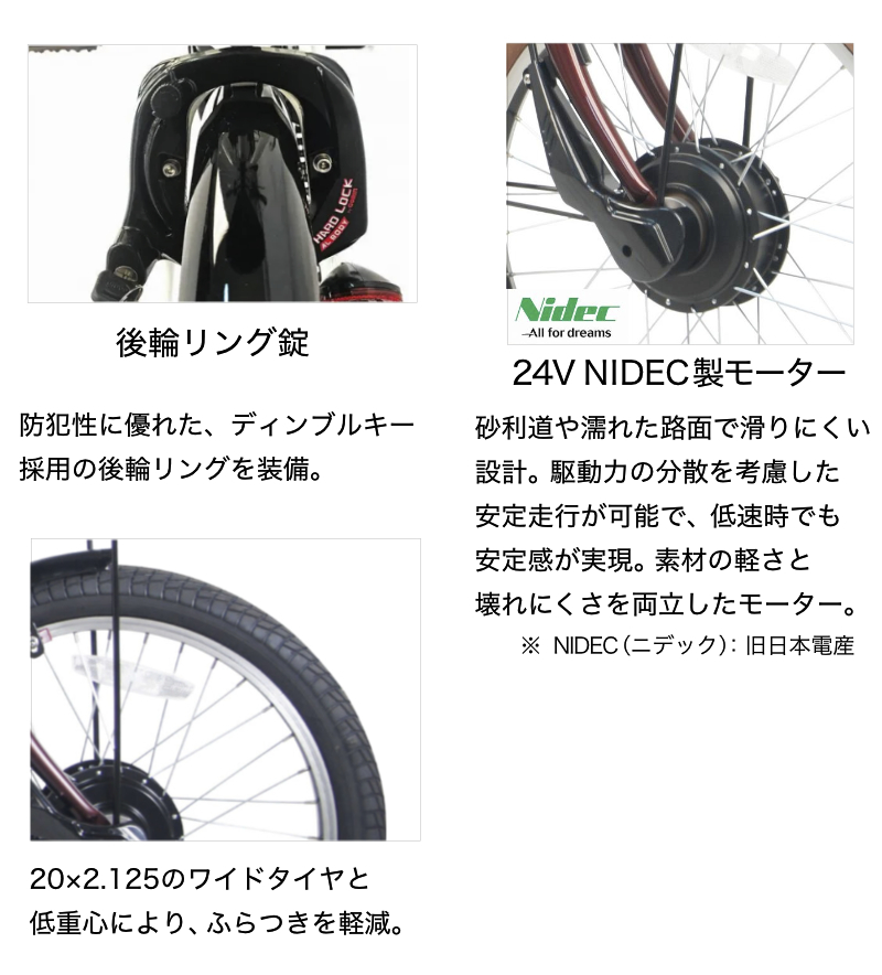 送料無料※一部地域 電動アシスト 20インチ TDN-209L 低床フレーム
