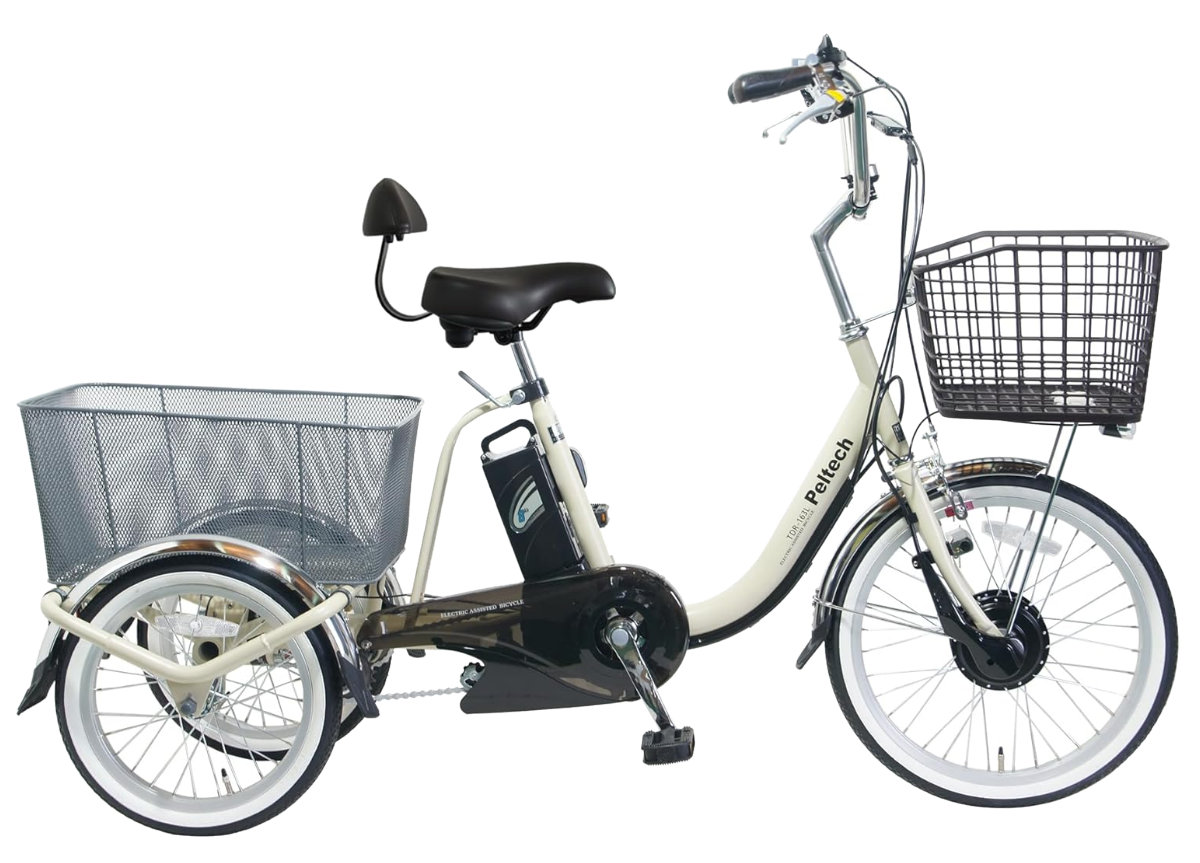 電動アシスト三輪車 グレー 前後バスケットち様専用 【公式通販】