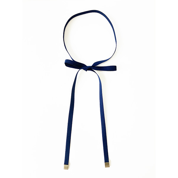 リボンタイ メンズ レディース 綿 コットン 長い ロング 0.9cm幅 無地 細幅 日本製 メール便 dplus arts |  | 09