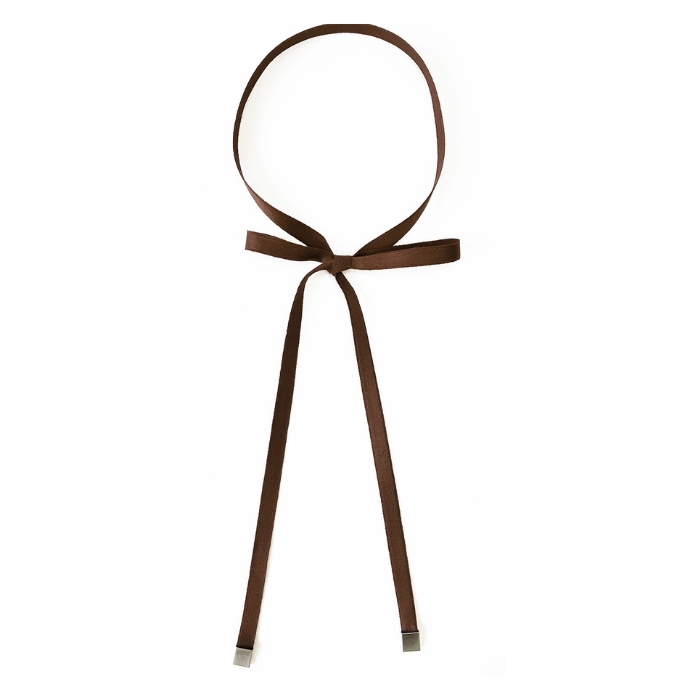 リボンタイ メンズ レディース 綿 コットン 長い ロング 0.9cm幅 無地 細幅 日本製 メール便 dplus arts |  | 11