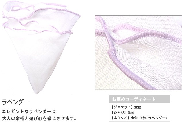 ポケットチーフ ラウンド