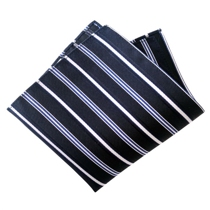 ポケットチーフ シルク 結婚式 フォーマル ビジネス ストライプ 柄 日本製 絹 京都 西陣織 メール便 dplus arts |  | 02