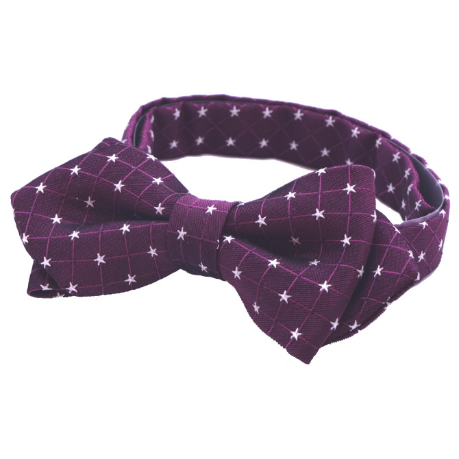 蝶ネクタイ 星柄