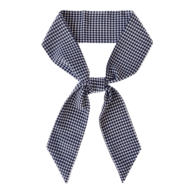 ミニ スカーフ タイ メンズ レディース 千鳥格子 チェック柄 日本製 幅5cm 長さ85cm メール便 dplus arts |  | 02