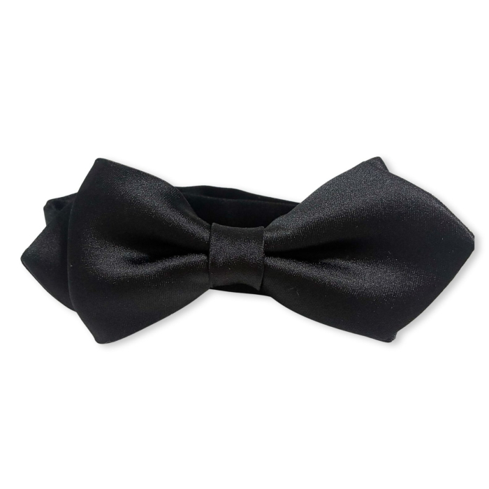 蝶ネクタイ 黒 シルク メンズ