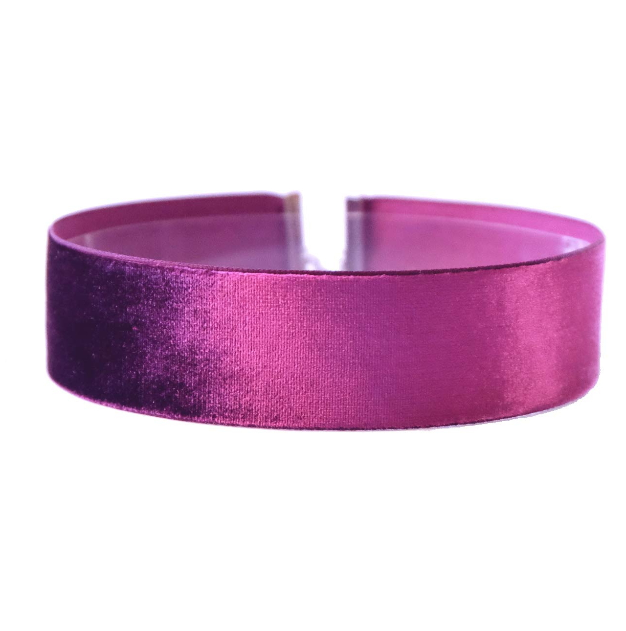 広幅 チョーカー ベルベット メンズ レディース キッズ 金具シルバー 2.5cm幅 3サイズ 日本製 メール便 dplus arts |  | 03