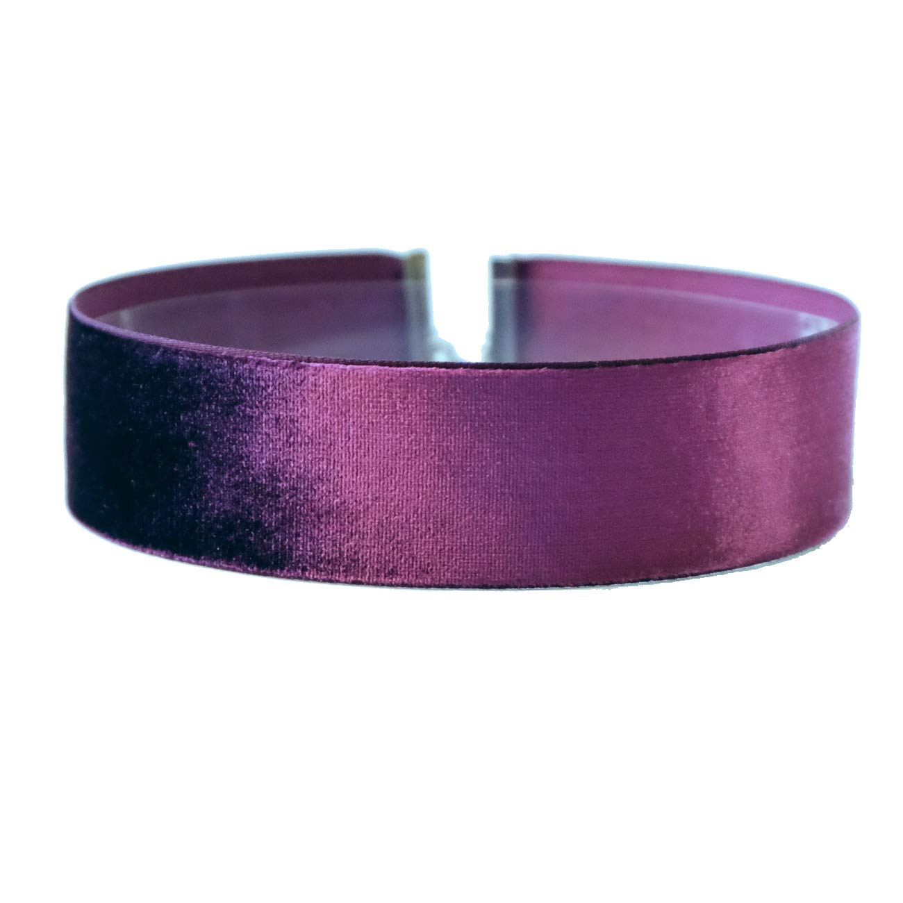 広幅 チョーカー ベルベット メンズ レディース キッズ 金具シルバー 2.5cm幅 3サイズ 日本製 メール便 dplus arts |  | 09