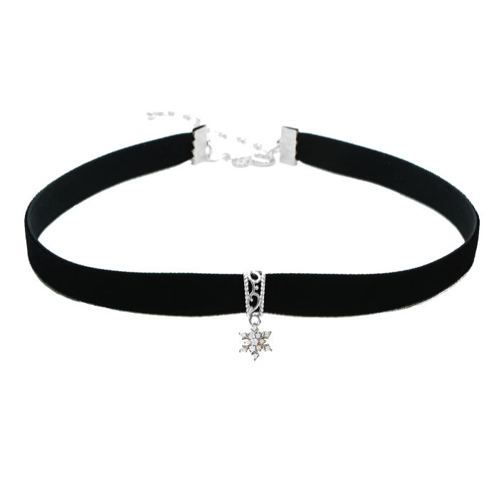 チョーカー 黒 ベロア ベルベット リボン チャーム付 メンズ レディース キッズ 細い 0.9cm幅 長さサイズ ベロア 日本製 メール便 dplus arts |  | 01