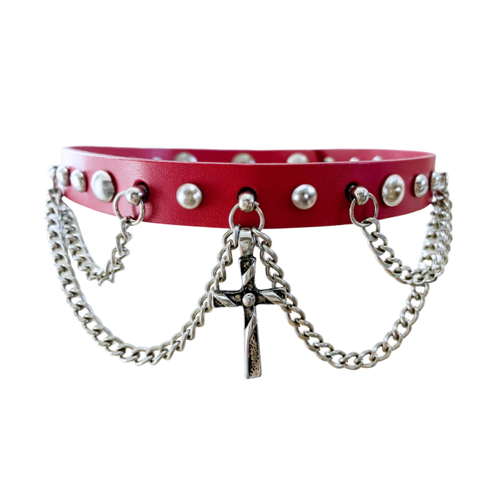 チョーカー レッド 赤