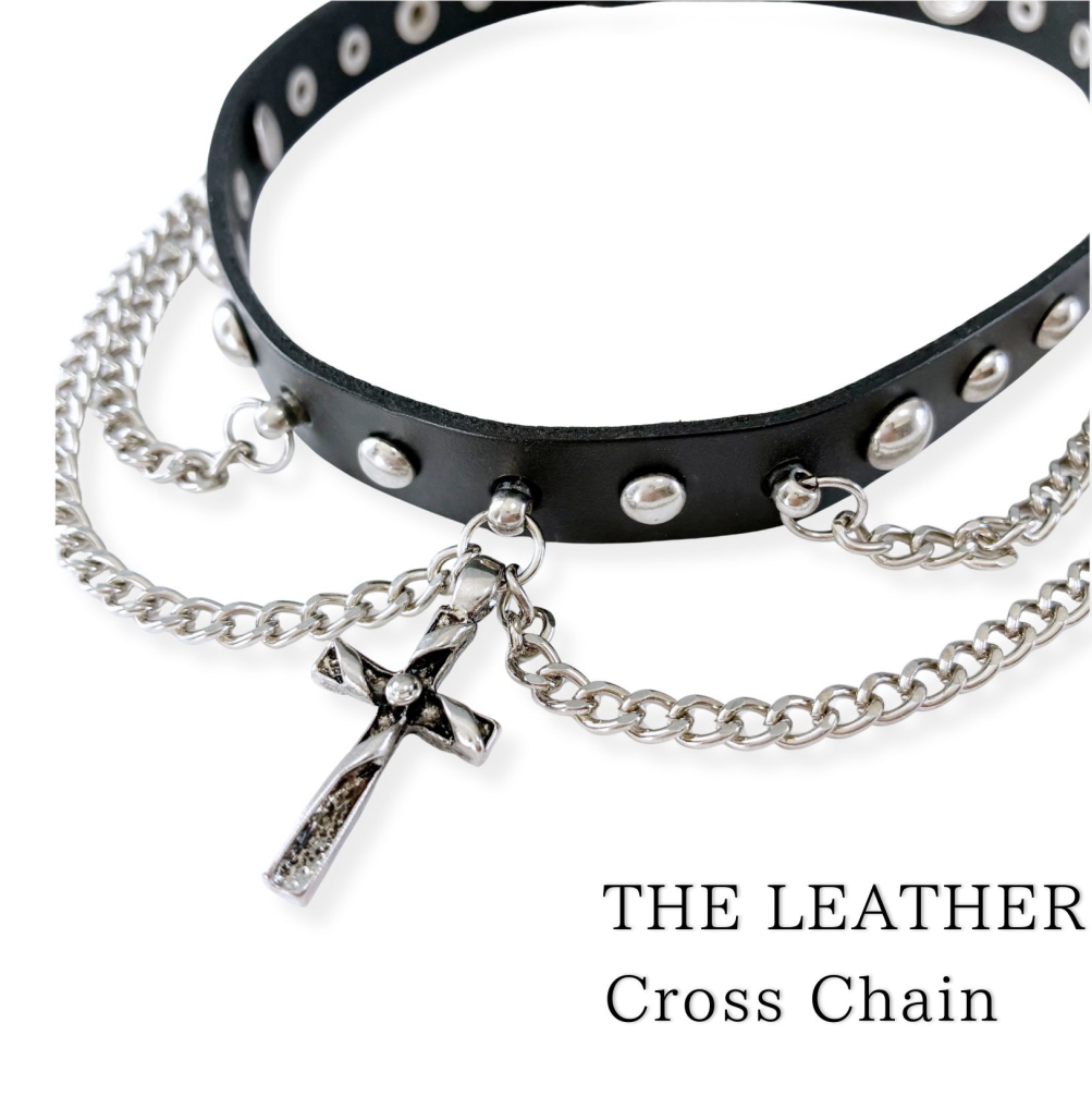 チョーカー黒 レザー