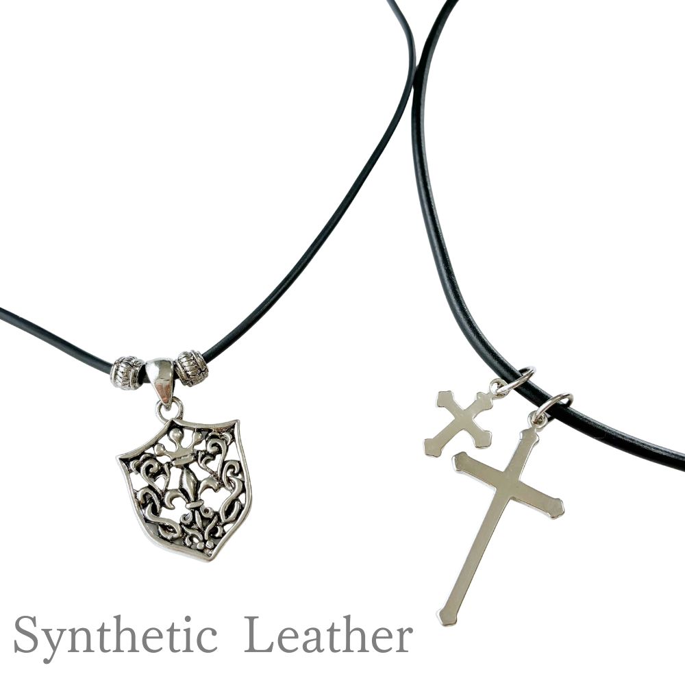 チョーカー 黒 本革 レザー