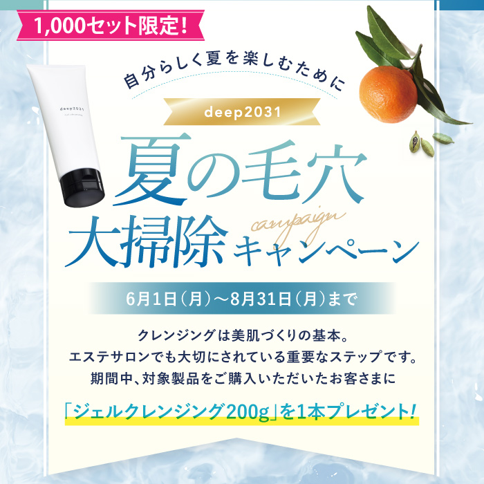 deep2031 【キャンペーン対象】deep2031 ジェルクレンジング 500g+専用