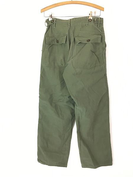 古着 60s 米軍 US ARMY 「初期」 ダメージ & リペア 8.5oz コットン