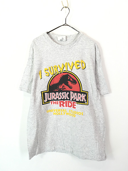 古着 90s USA製 JURASSIC PARK THE RIDE ジュラシックパーク 恐竜
