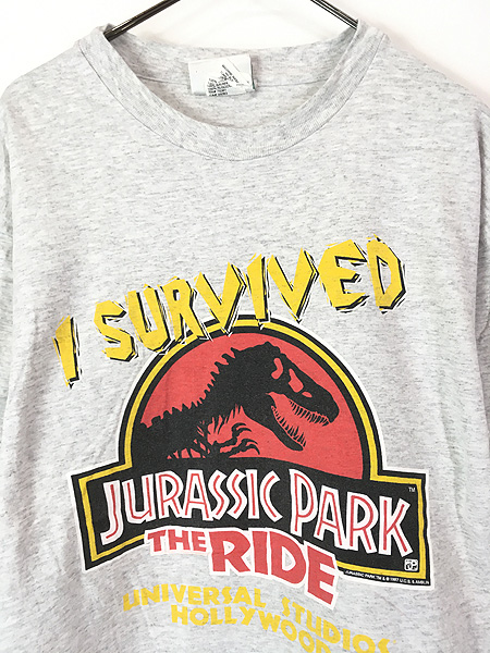 古着 90s USA製 JURASSIC PARK THE RIDE ジュラシックパーク 恐竜