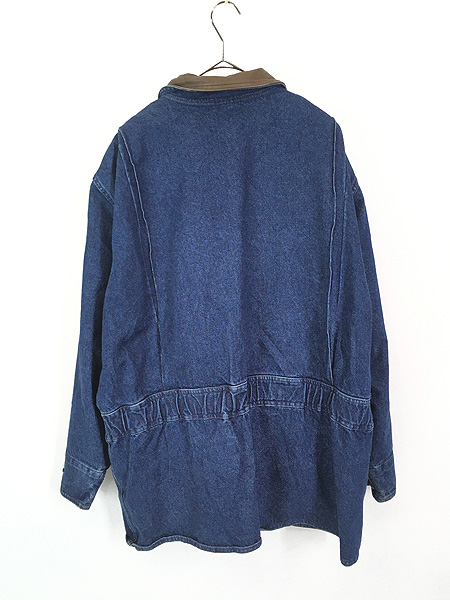 レディース 古着 80s USA製 WoolRich デニム ハンティング ジャケット
