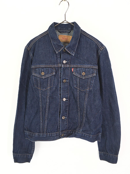 90s Levis 4th デニムジャケット　濃紺 レディース 古着 00s Euro Levi's 70590 0402 4th タイプ 濃紺 デニム