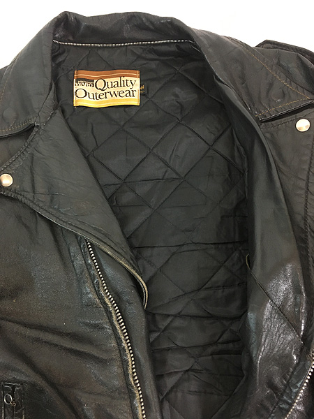 古着 60s Montgomery Ward 「ツースター」 パデッド ハの字 本革