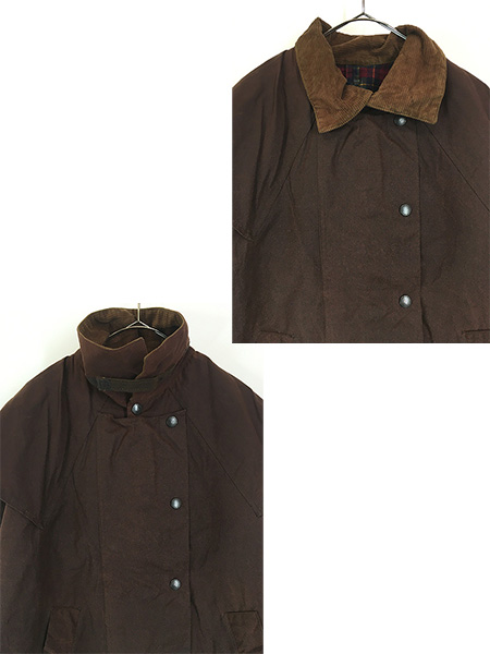 古着 90s- New Zealand製 Barbour × Backhouse 名作 オイルド ワックス