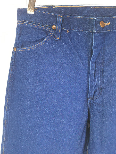 古着 90s USA製 Wrangler 13MWZPW 真紺 ブルー デニム パンツ ジーンズ